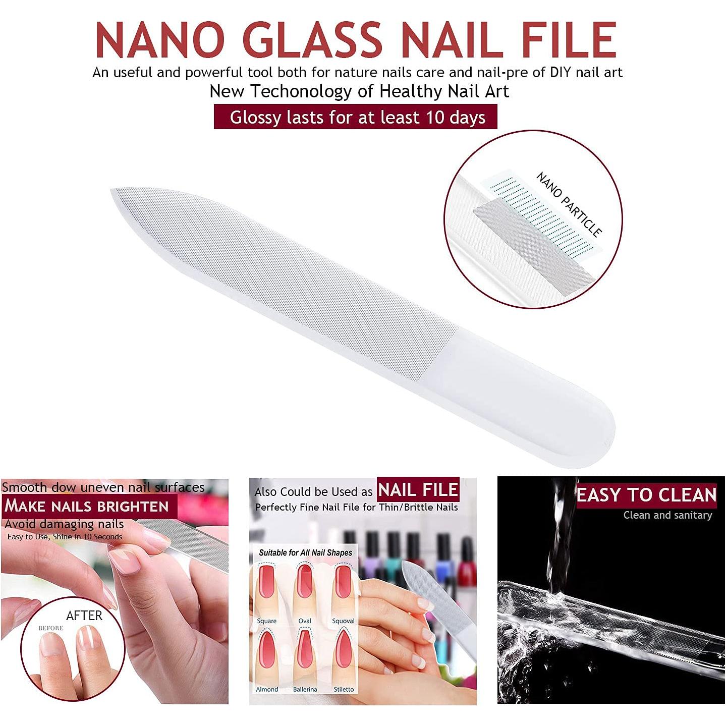 Kit de Manicura HANTEKAS 5 Piezas Acero Inoxidable Negro-Oro Rosa