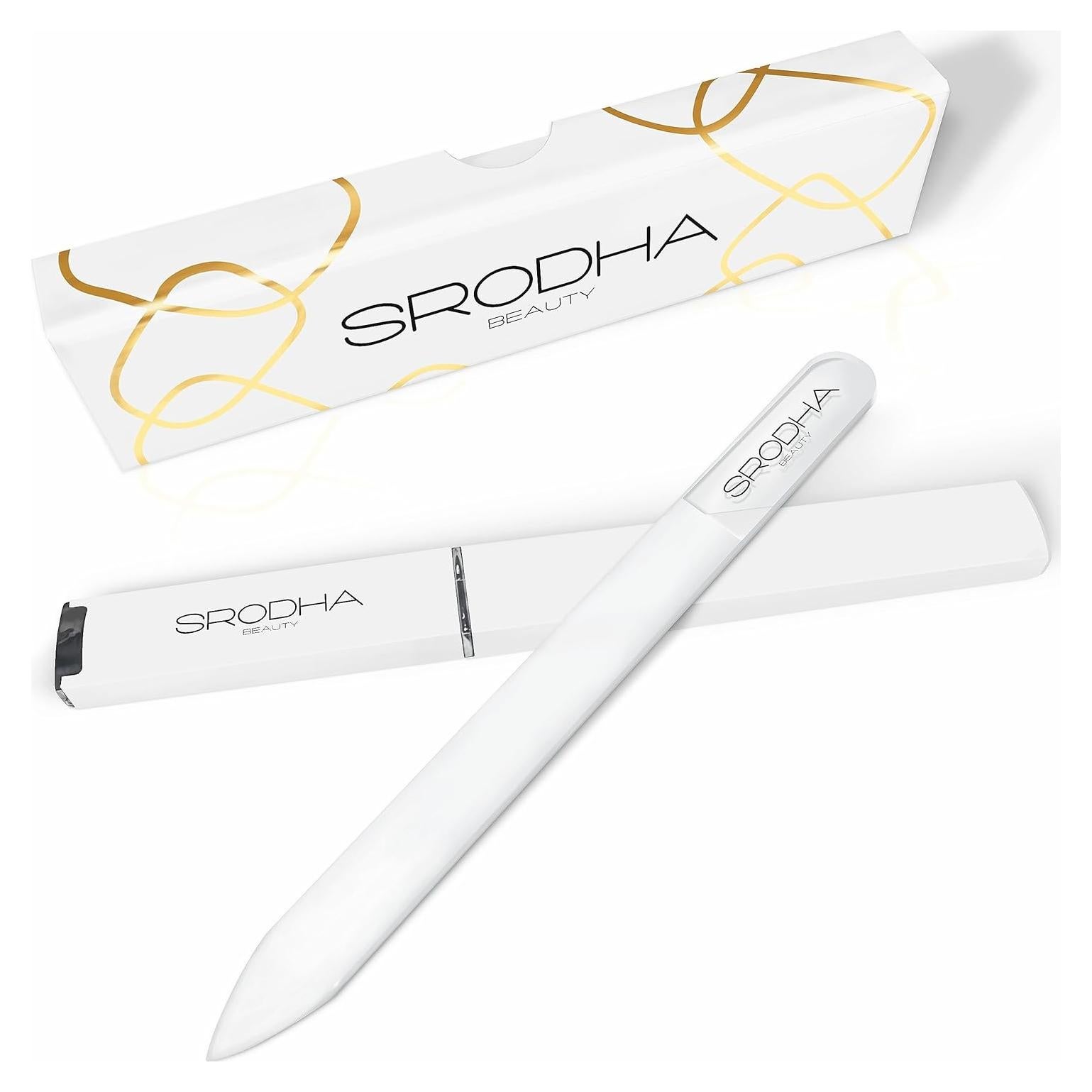 Juego de Lima de Uñas de Cristal SRODHA - 3 Piezas Profesional