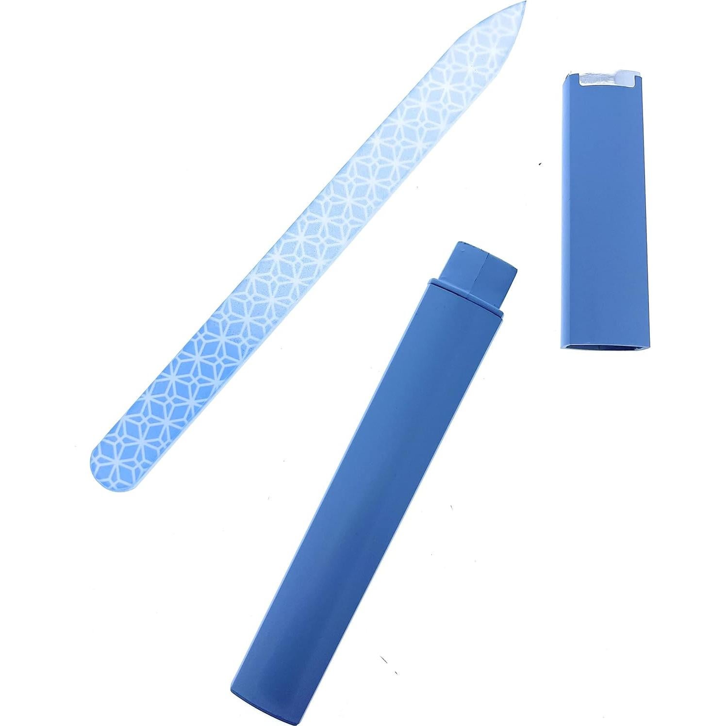 Lima de Uñas de Cristal Doble Cara Pop Sonic Geo Azul