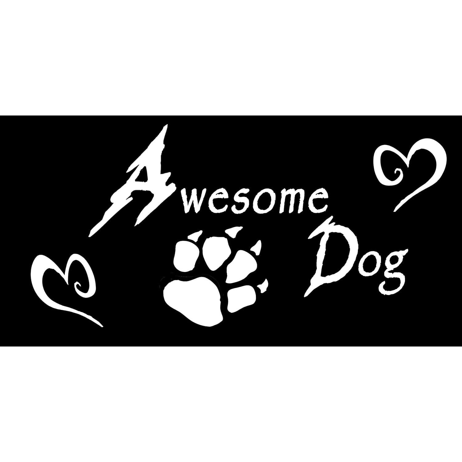 Lima de Uñas de Cristal Grande Awesome Dog 16.5 cm Doble Cara