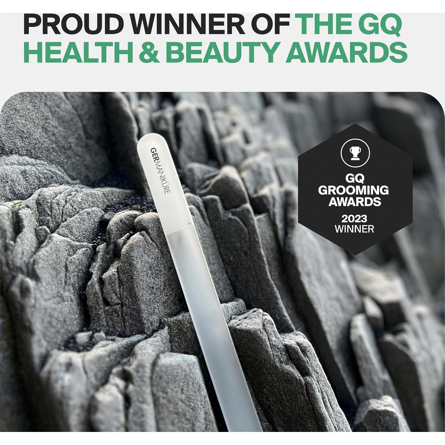 Set de Limás de Uñas de Vidrio GERMANIKURE 2 PZ - Manicura y Pedicura