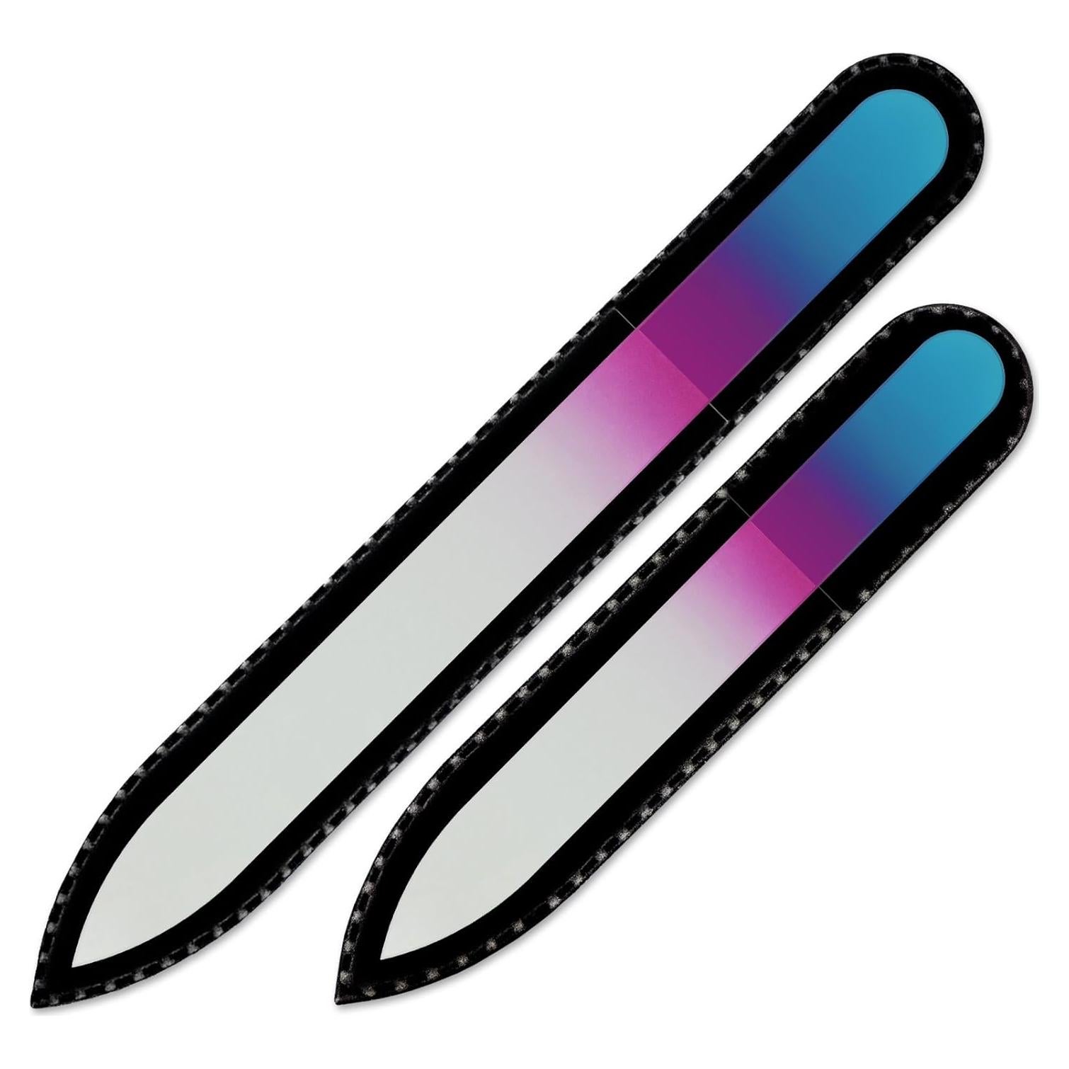 Set de 2 Limpiadores de Uñas de Vidrio Mont Bleu - Azul Púrpura