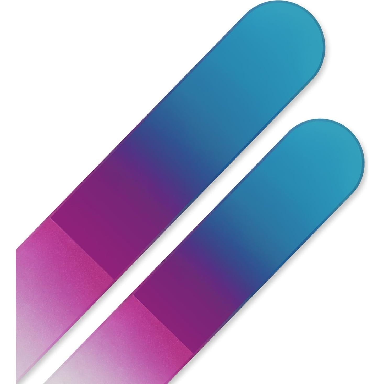 Set de 2 Limpiadores de Uñas de Vidrio Mont Bleu - Azul Púrpura