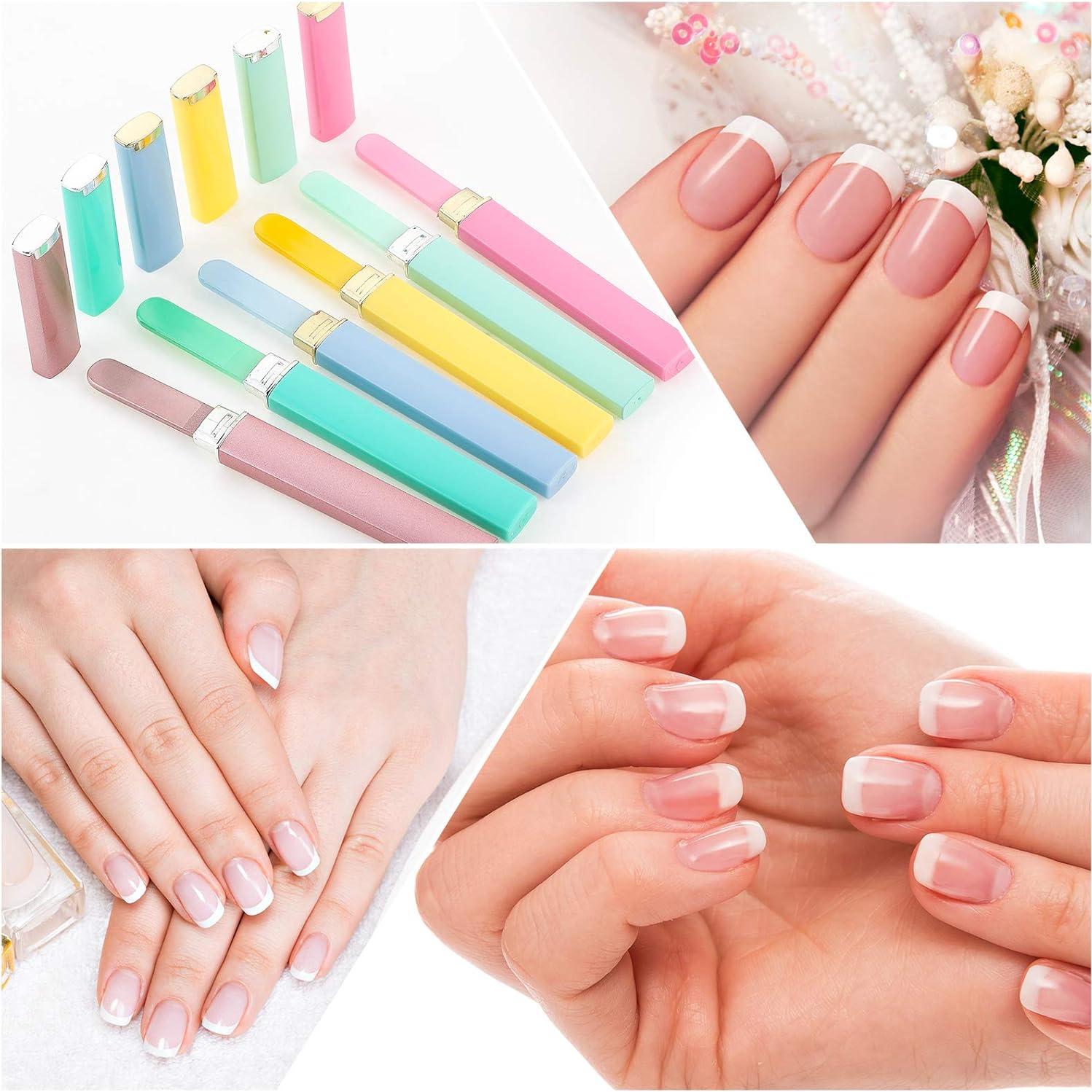 Set de 6 Limas de Uñas de Cristal Mudder con Estuche
