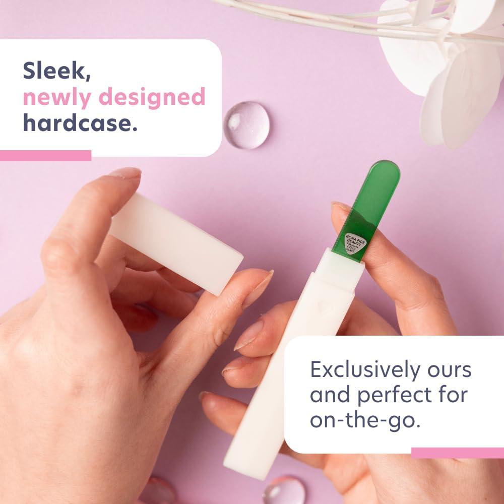 Lima de Uñas de Vidrio Checo Bona Fide Beauty - Suave y Duradera