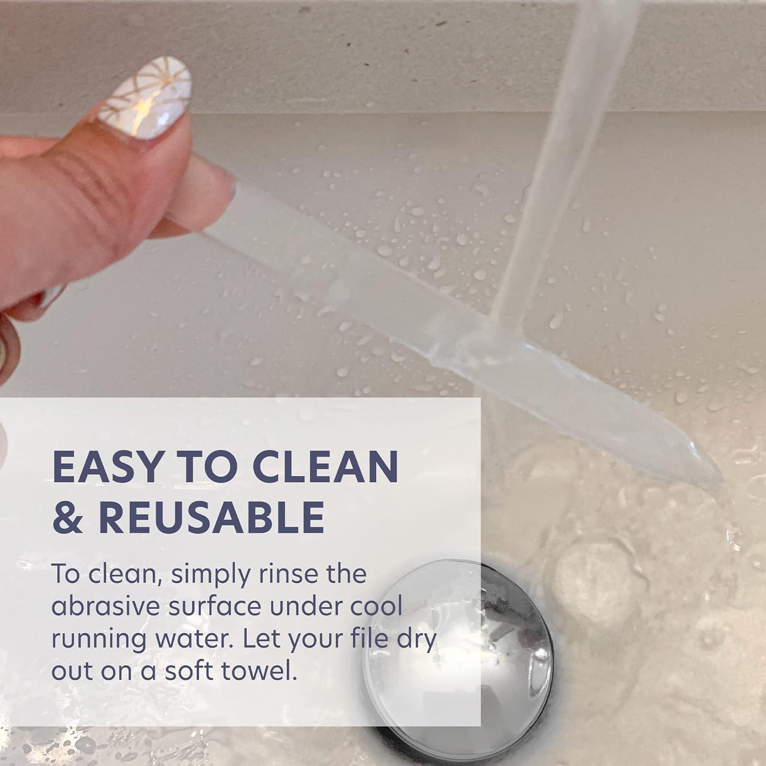 Kit de Limpiadores de Uñas de Vidrio Bona Fide Beauty - 3 Piezas