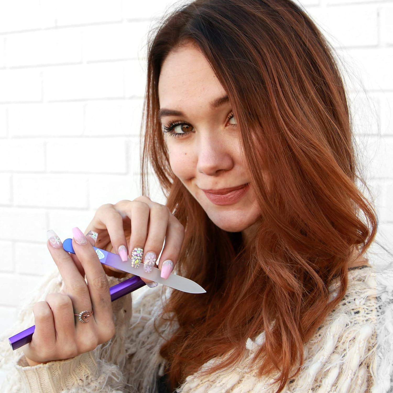 Kit de Limpiadores de Uñas de Vidrio Bona Fide Beauty - 3 Piezas