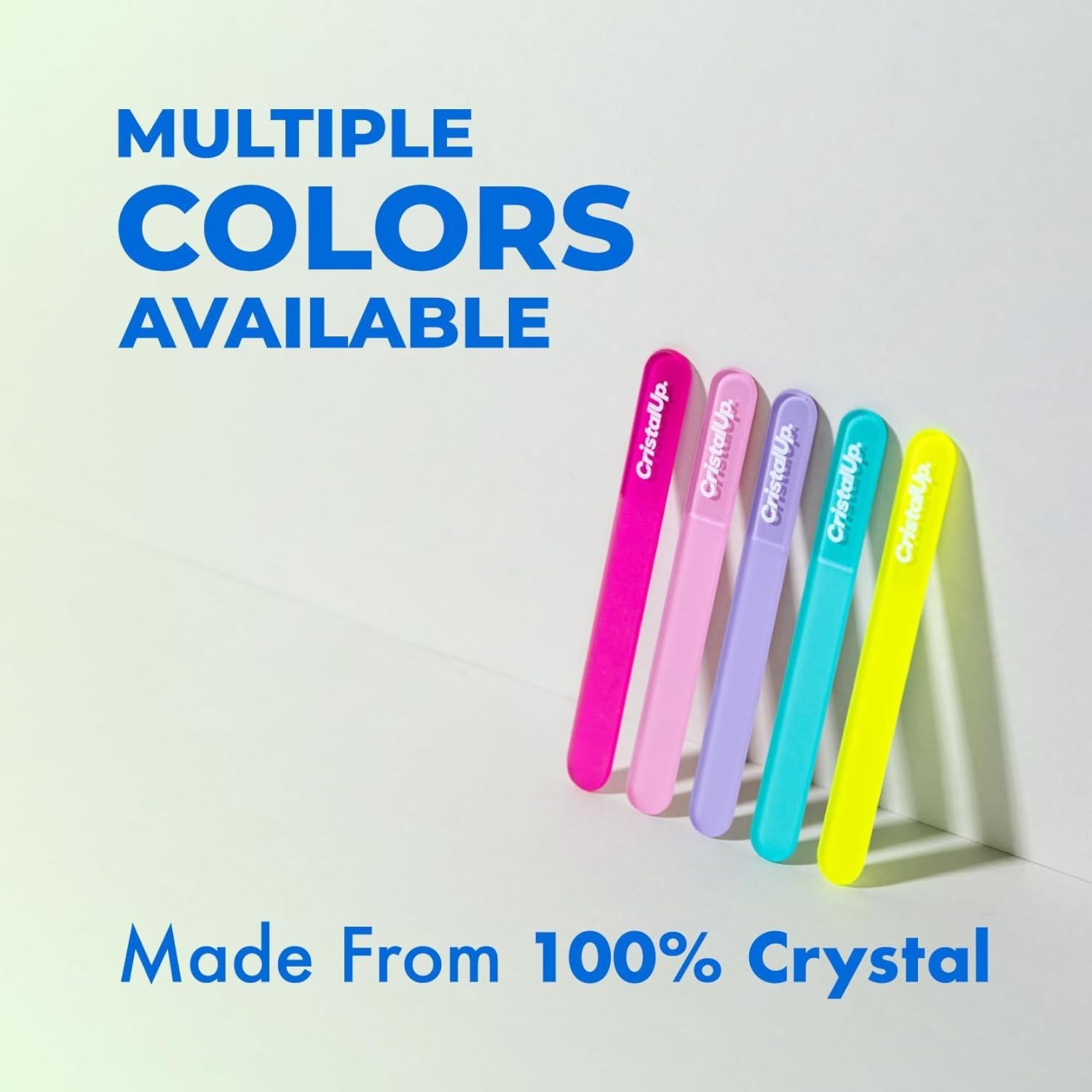 Lima de Uñas de Cristal CristalUp 8.89 cm Duradera y Suave