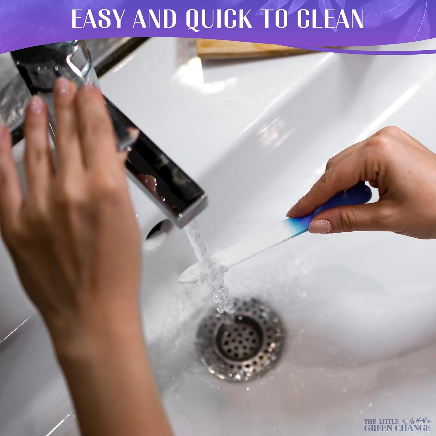 Juego de 3 limas de cristal The Little Green Change