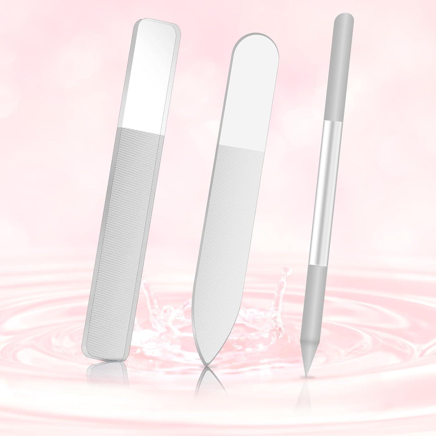 Kit 3 Limás de Uñas de Vidrio Styquenzer - Pulido Profesional