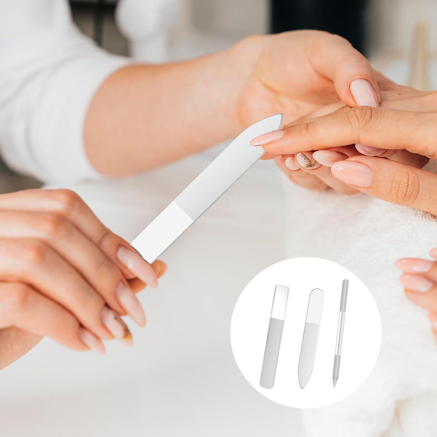 Kit 3 Limás de Uñas de Vidrio Styquenzer - Pulido Profesional