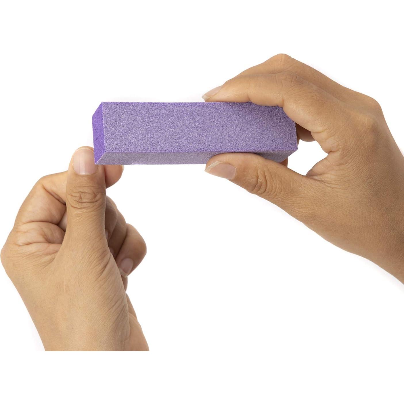 Kit de Limas de Uñas Profesional 100/180 Grano - 6 Piezas