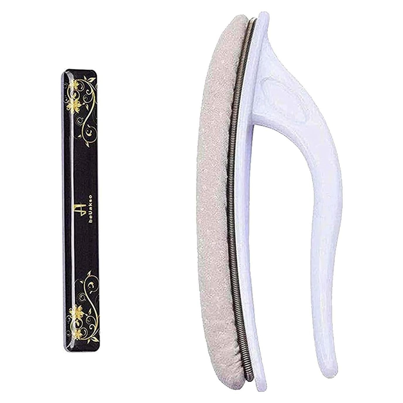 Lima de Uñas de Nano Vidrio beUakso con Estuche y Pulidor