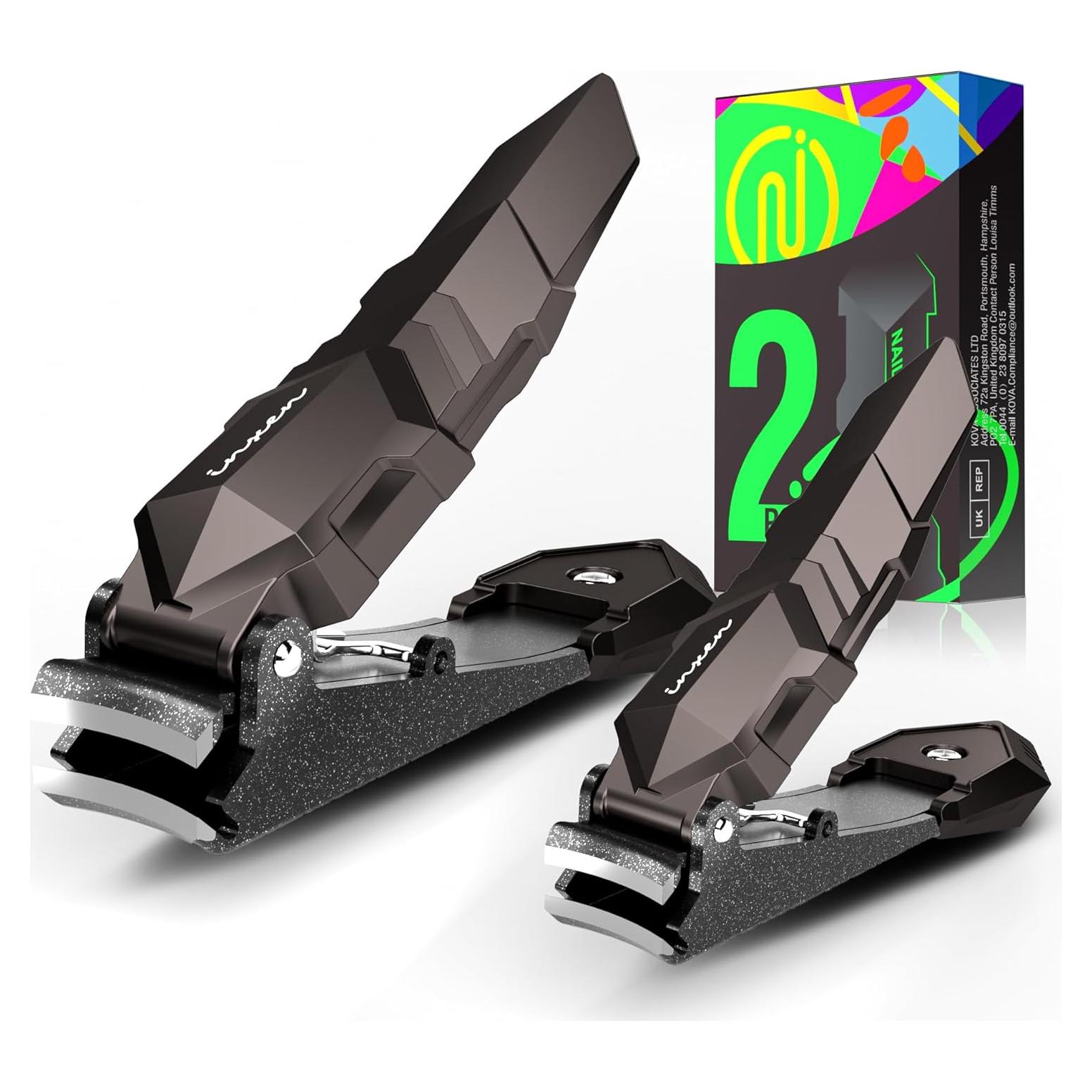 Cortauñas INXEN Profesional con Recogedor - 2 Paquete