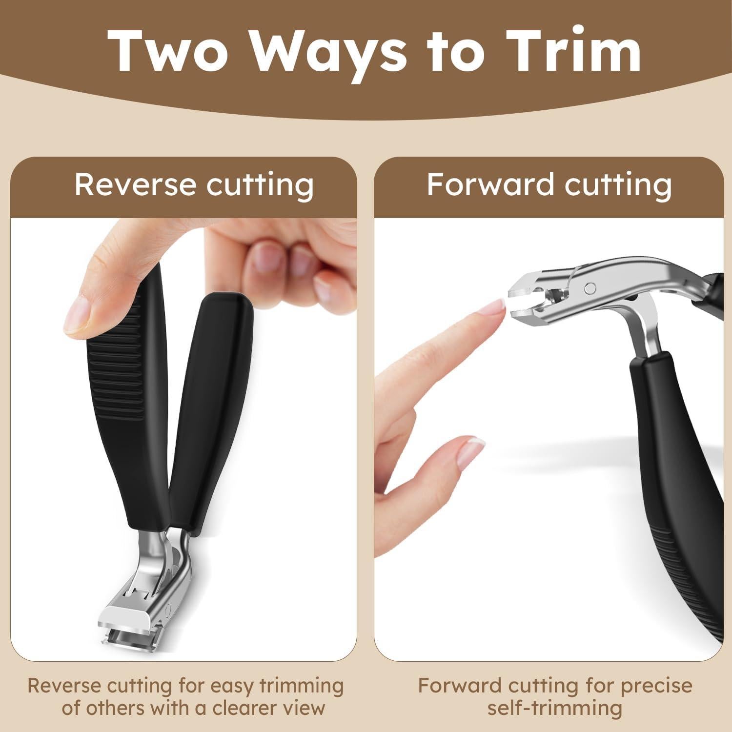 Cortauñas Nailysor para Uñas Gruesas y Encarnadas - Mango Antideslizante