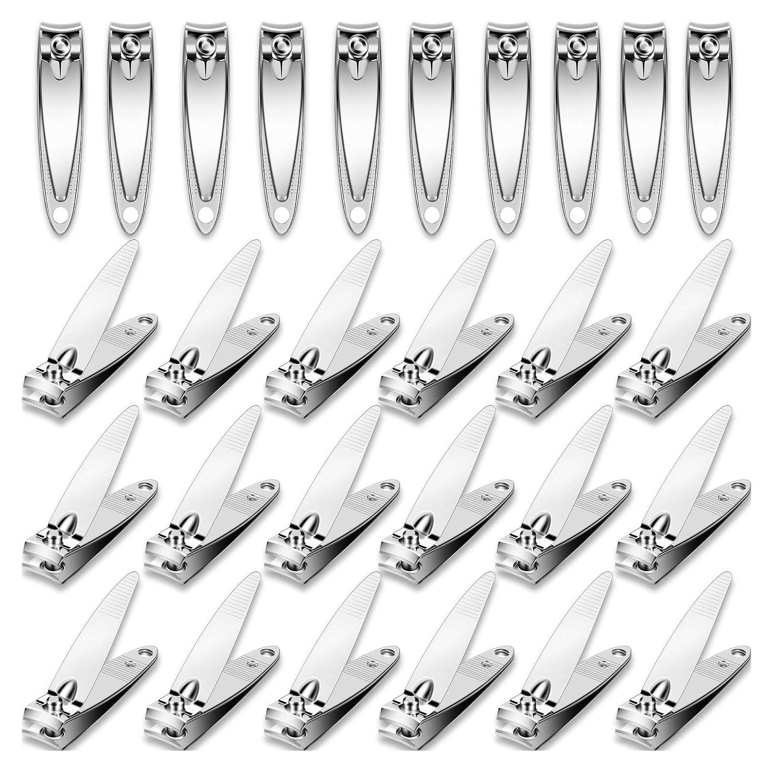 Kit de Cortauñas de Acero Inoxidable Mudder 28 Pcs Portátil