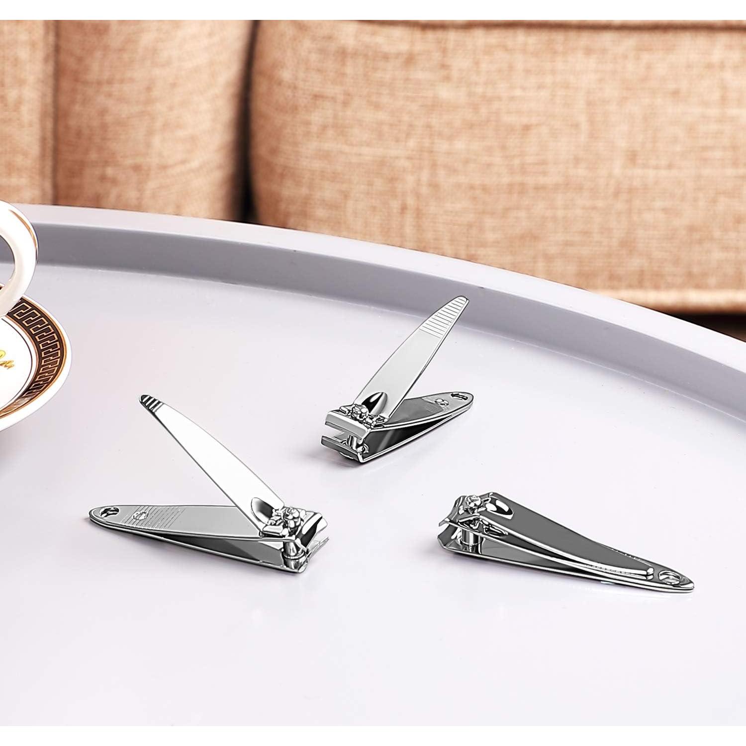 Kit de Cortauñas de Acero Inoxidable Mudder 28 Pcs Portátil