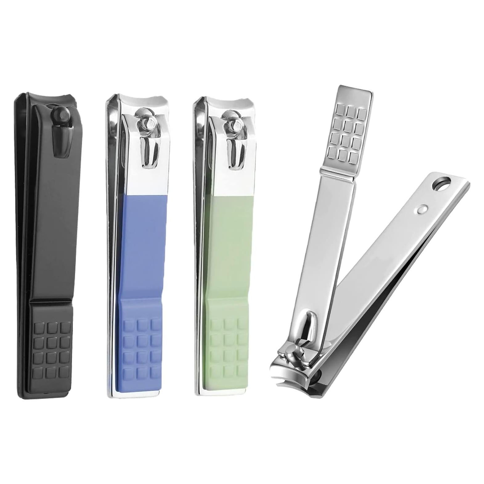 Juego de Cortauñas Grandes Waxxy - 4 Piezas, 15mm, Antideslizante