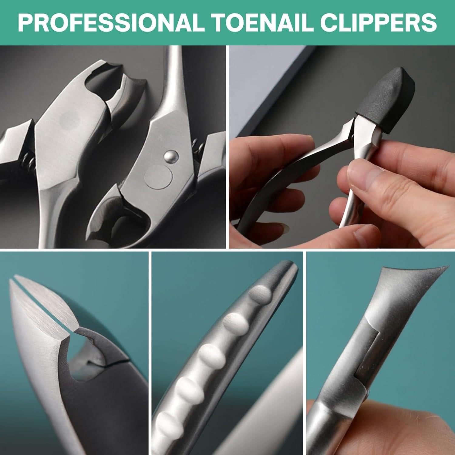 Alicates para Uñas de Pies VERVINEO - Acero Quirúrgico 14.3x9cm