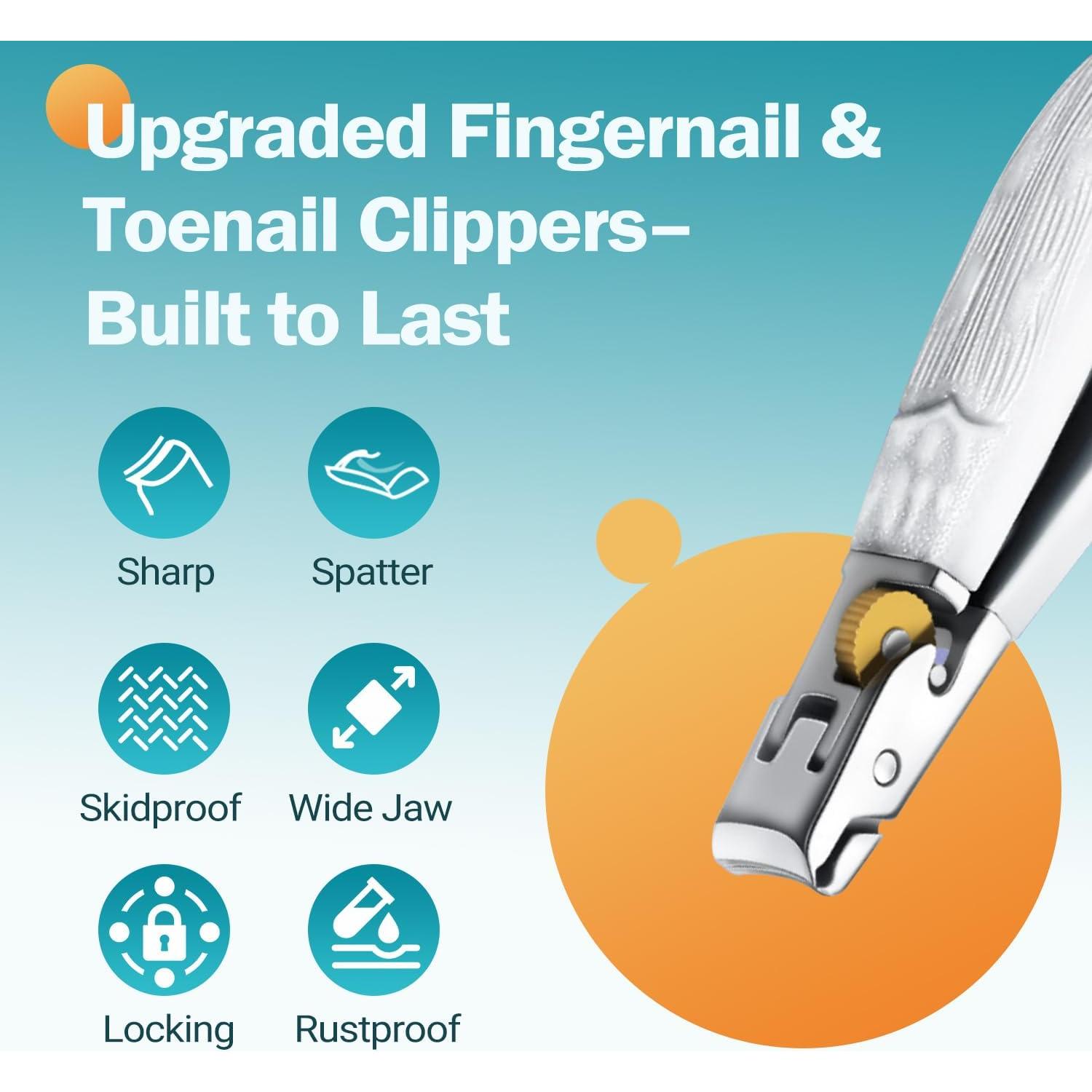 Cortauñas Profesional UANRNA - Acero Inoxidable, Antideslizante