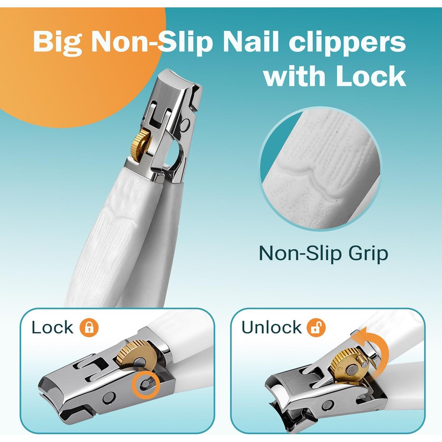 Cortauñas Profesional UANRNA - Acero Inoxidable, Antideslizante