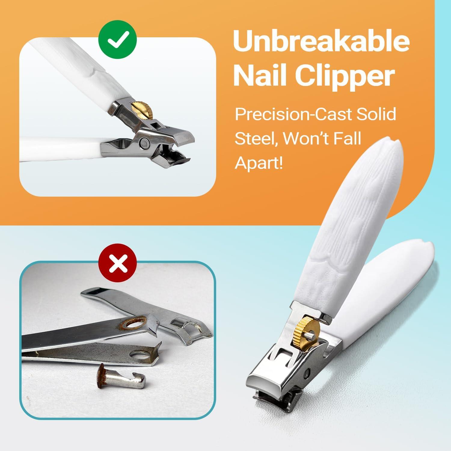 Cortauñas Profesional UANRNA - Acero Inoxidable, Antideslizante