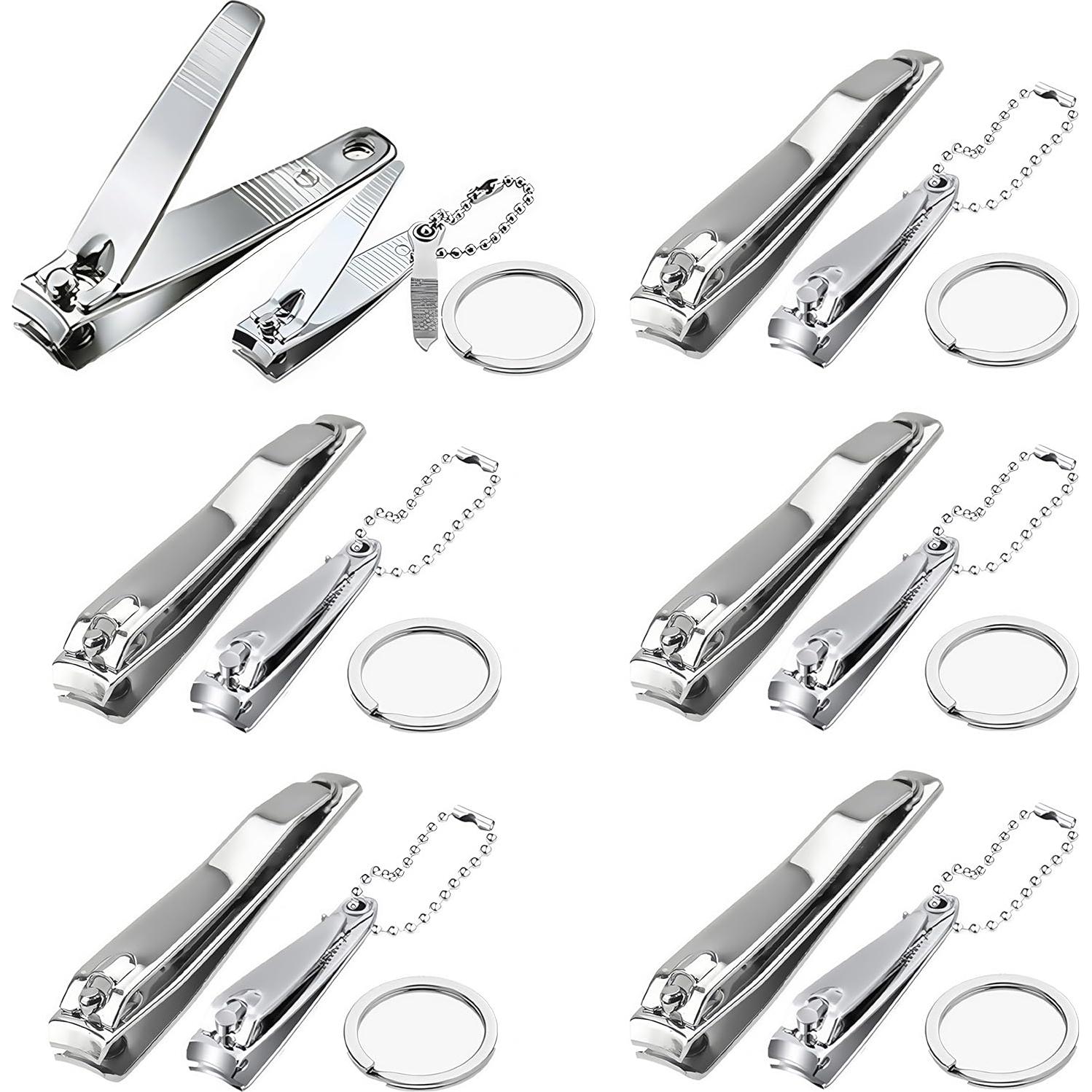 Juego de Cortauñas Keeshibao 12 Piezas Acero Inoxidable