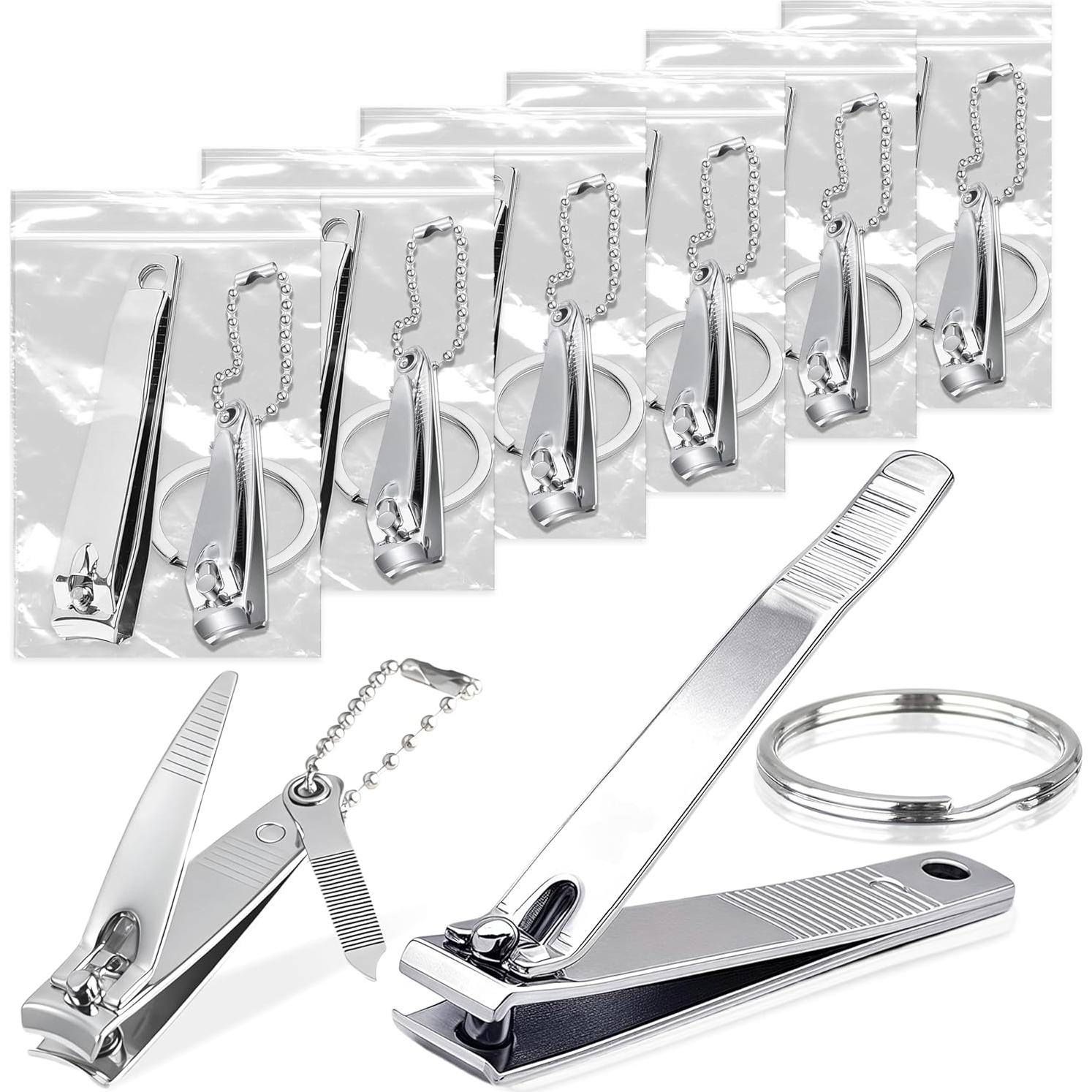 Juego de Cortauñas Keeshibao 12 Piezas Acero Inoxidable