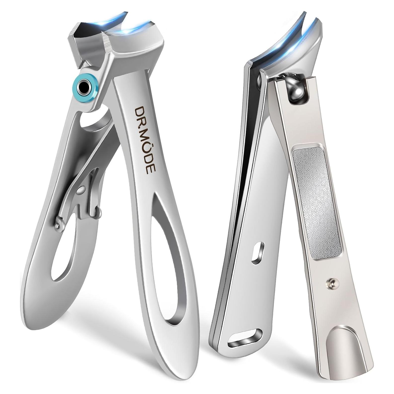 Cortauñas Inclinados DRMODE - Apertura Ancha 16mm para Uñas Gruesas