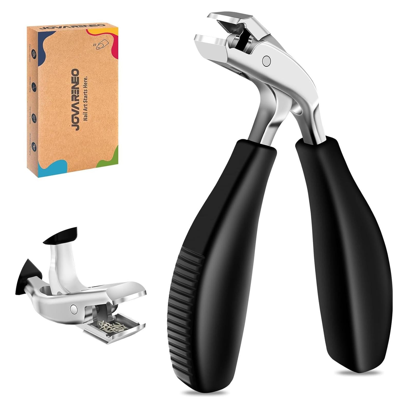 Cortauñas Angulado Jovareneo para Uñas Gruesas - Mango Ergonómico