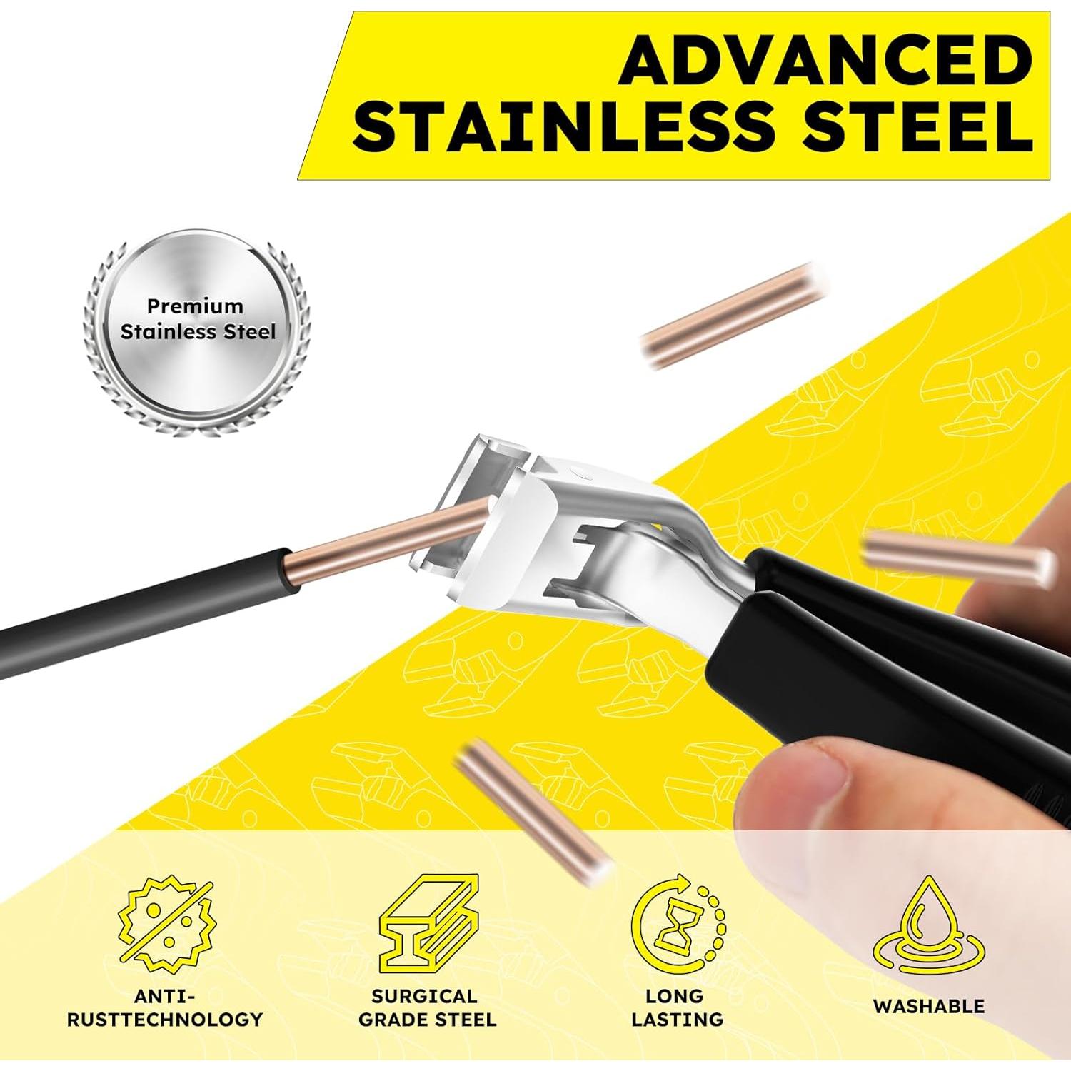 Cortauñas Angulado Jovareneo para Uñas Gruesas - Mango Ergonómico