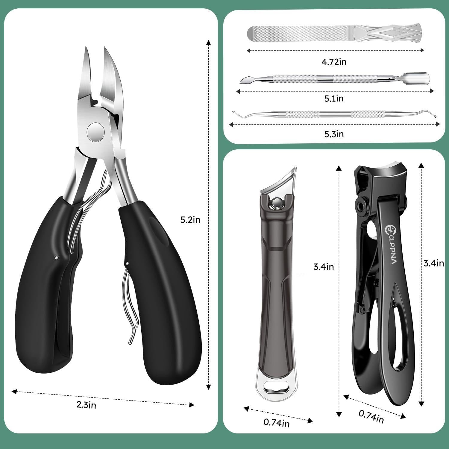 Cortauñas para Ancianos CLPPNA Set Profesional con Lima