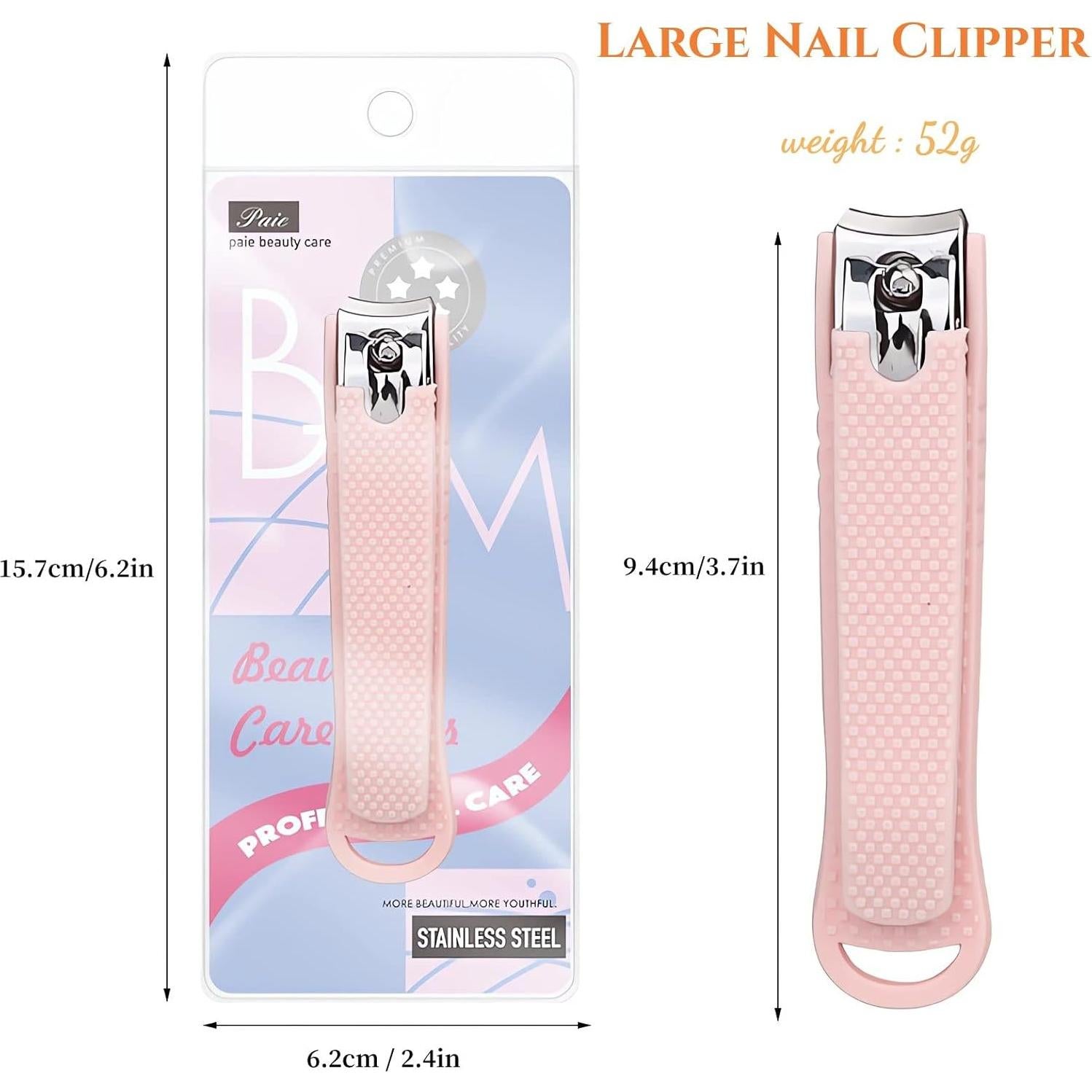 Juego de Cortauñas Profesional Cortauñas de Silicona Rosa