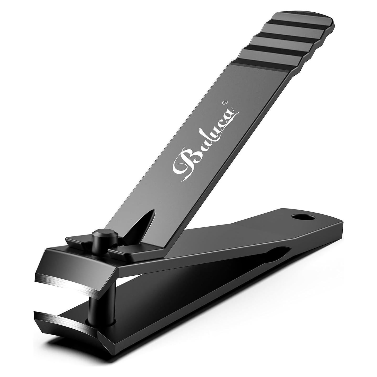 Cortauñas Curvado BALUCA Acero Inoxidable para Uñas Gruesas