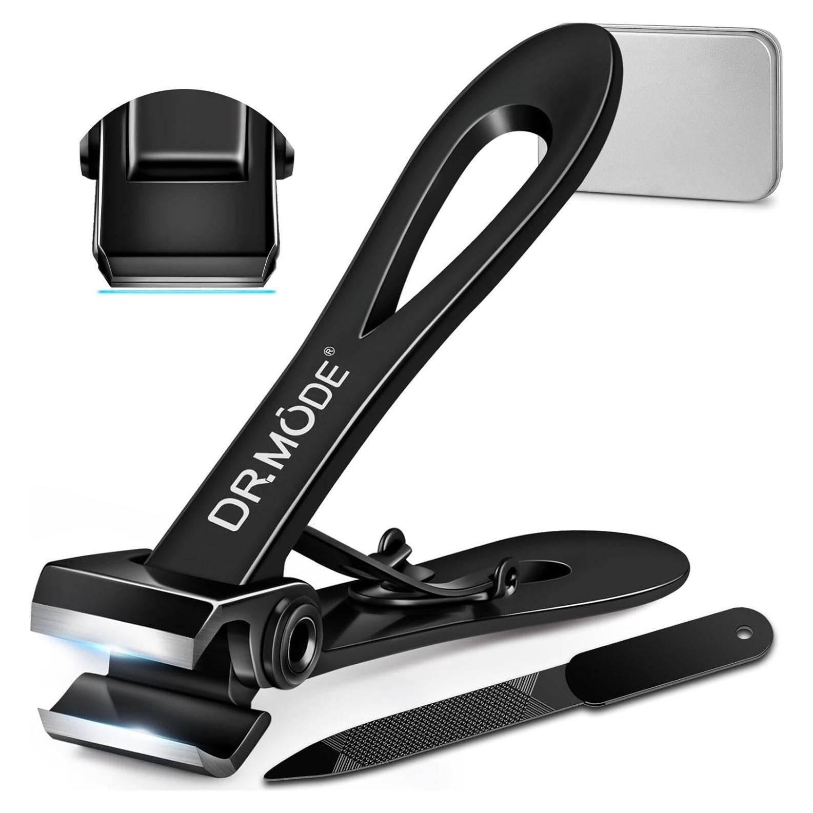 Cortauñas Recto DRMODE para Uñas Gruesas con Lima - 17mm