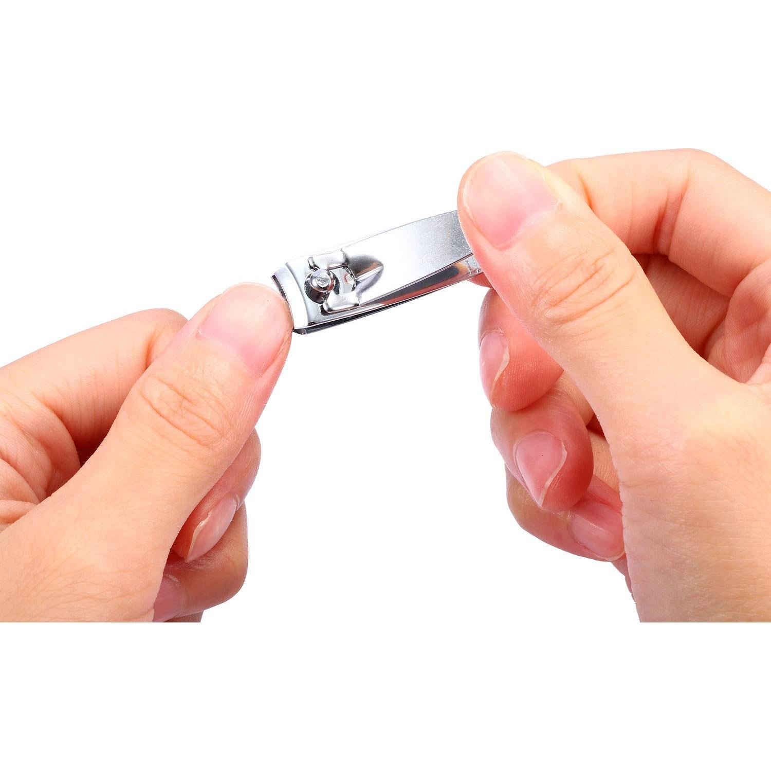 Juego de 20 cortauñas de acero inoxidable Mudder 14cm