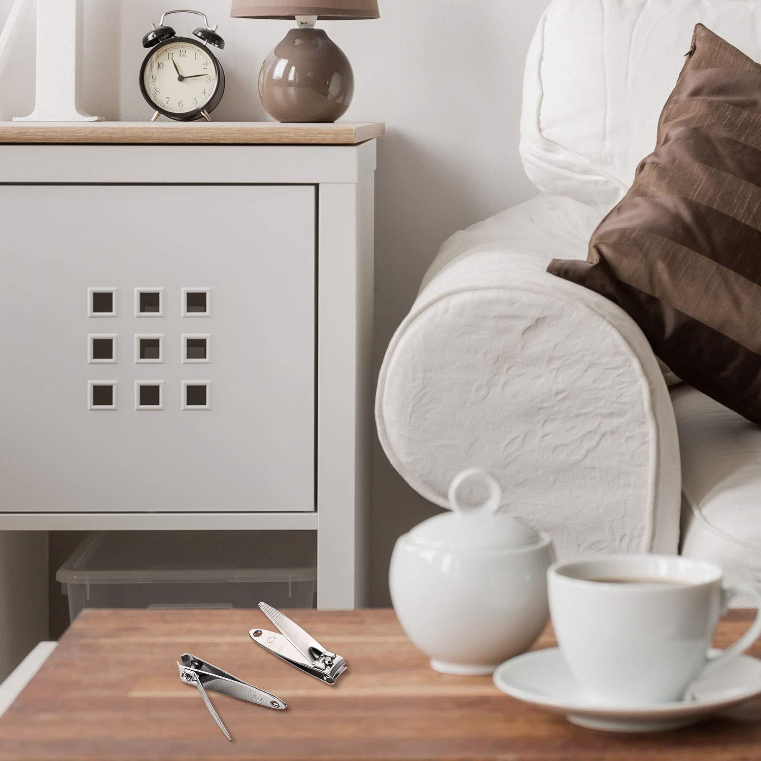 Juego de 20 cortauñas de acero inoxidable Mudder 14cm