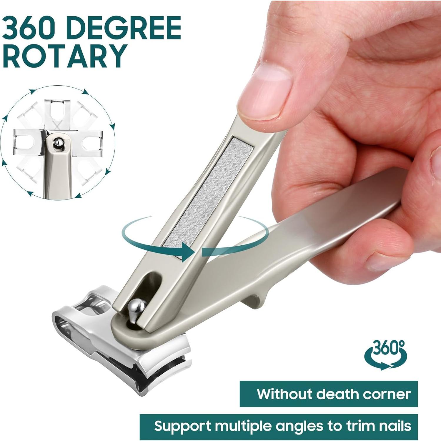 Cortauñas Rotativo 360° Redriver para Uñas Gruesas