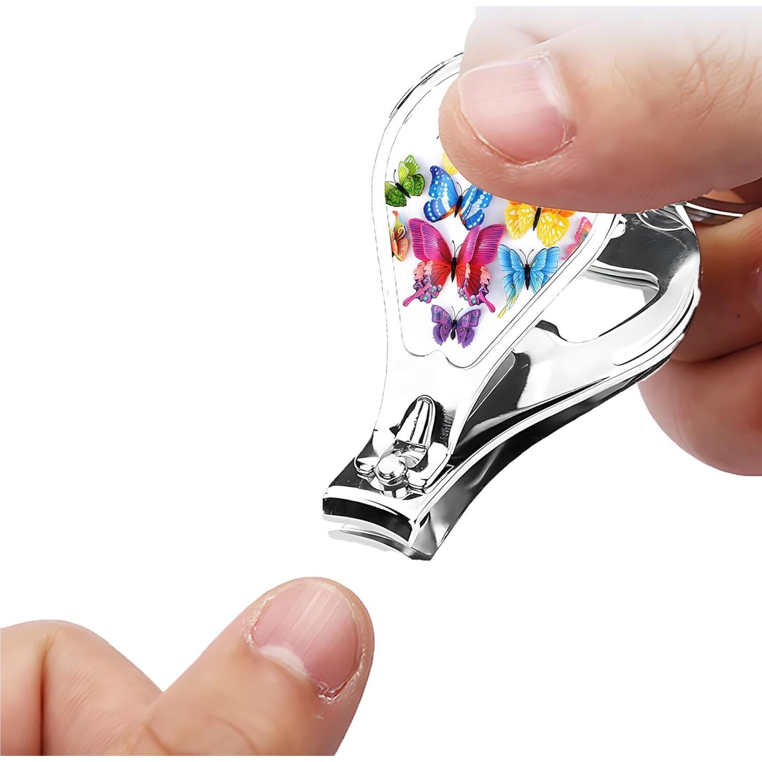 Cortauñas multifuncional de acero inoxidable Muemigai - 2 unidades