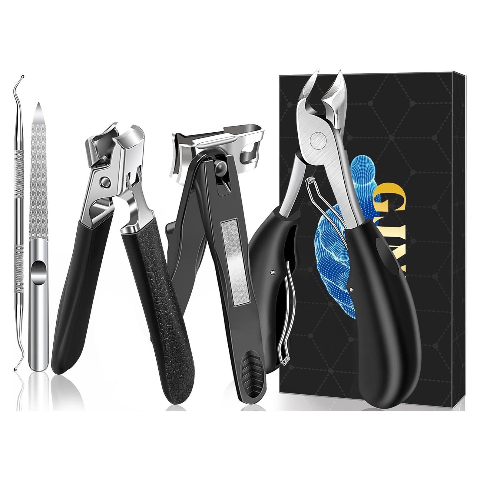 Cortauñas GJNL para Uñas Gruesas con Recogedor y Mango Largo