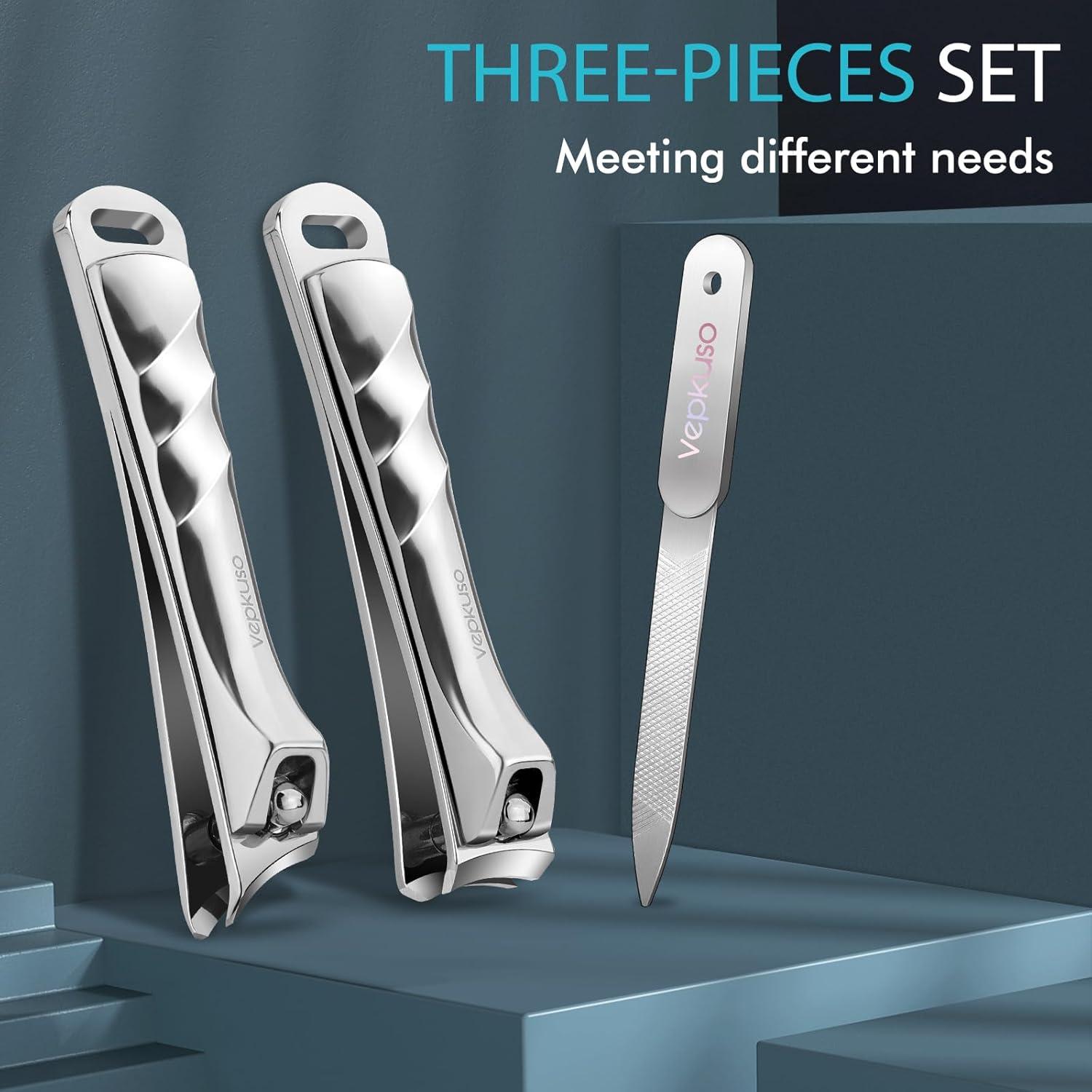 Cortauñas Vepkuso Set 5 en 1 para Uñas Gruesas y Encarnadas