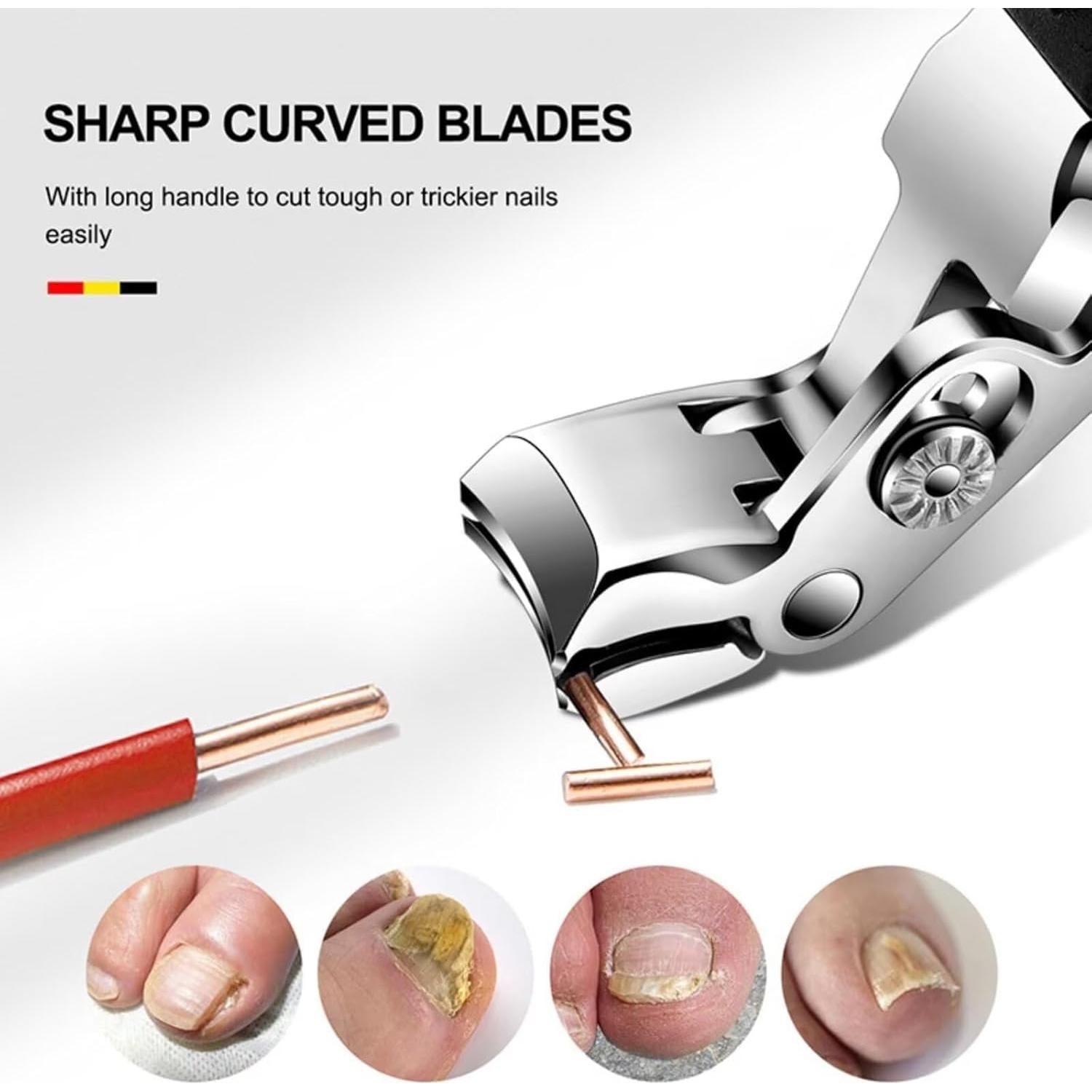 Cortador de Uñas de Pies Clipmaster Pro Ergonómico 9.7cm