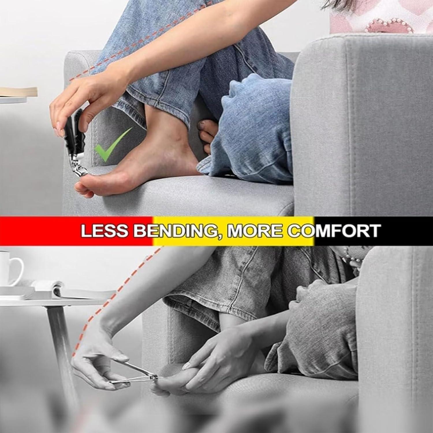 Cortador de Uñas de Pies Clipmaster Pro Ergonómico 9.7cm