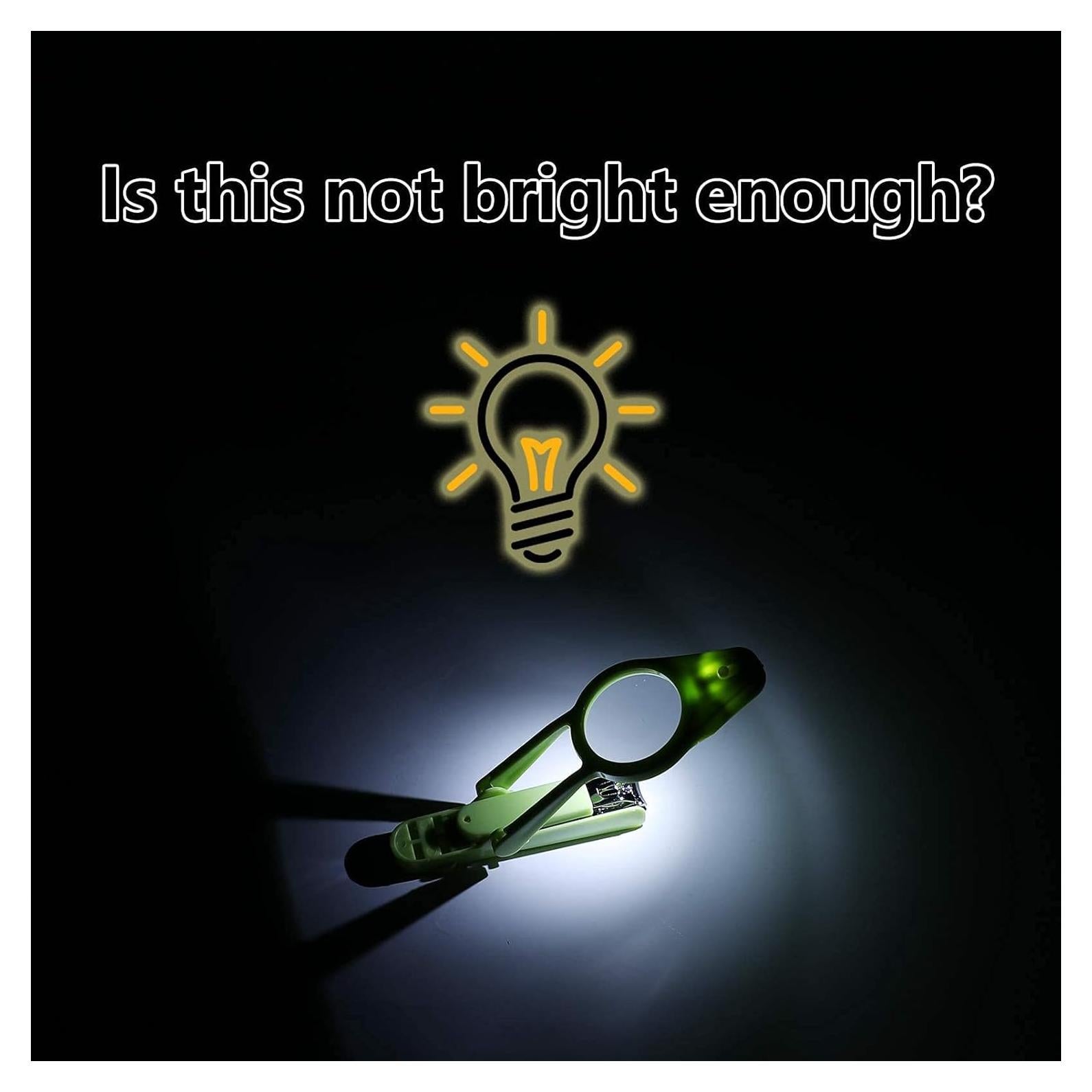 Cortauñas con Lupa LED Ajustable Wefaner - Cuidado Uñas Bebés y Ancianos