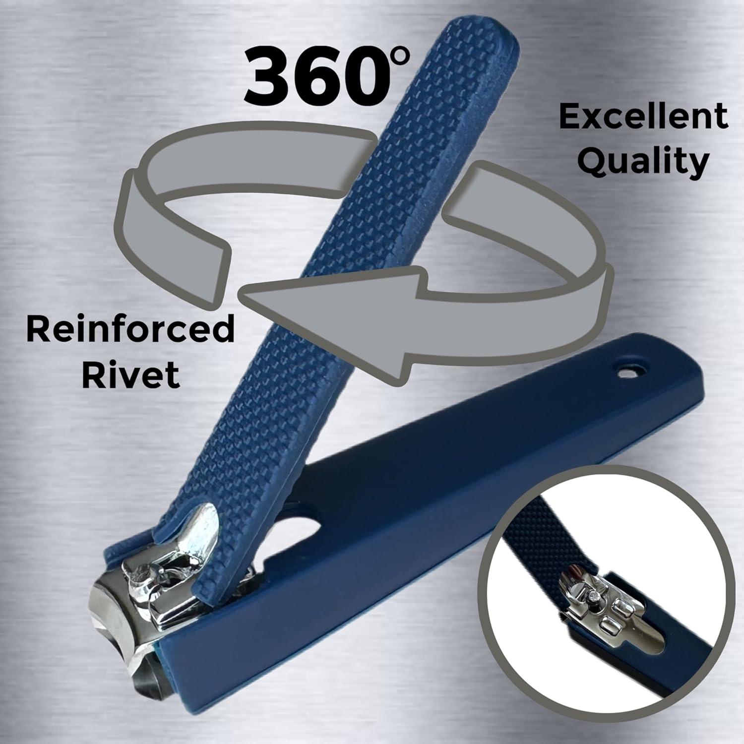 Cortauñas Antideslizante ALAZCO Grande con Recogedor