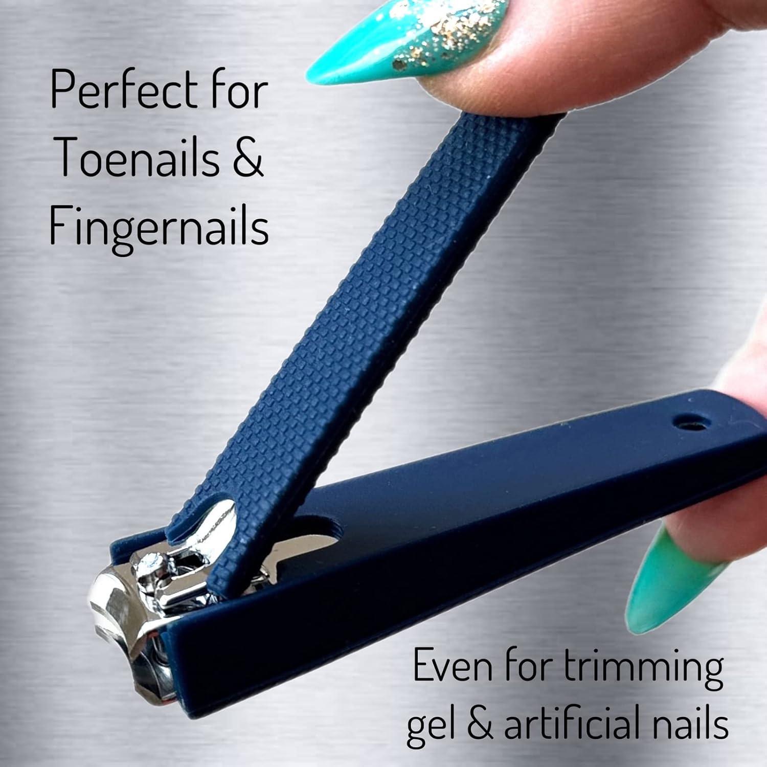 Cortauñas Antideslizante ALAZCO Grande con Recogedor