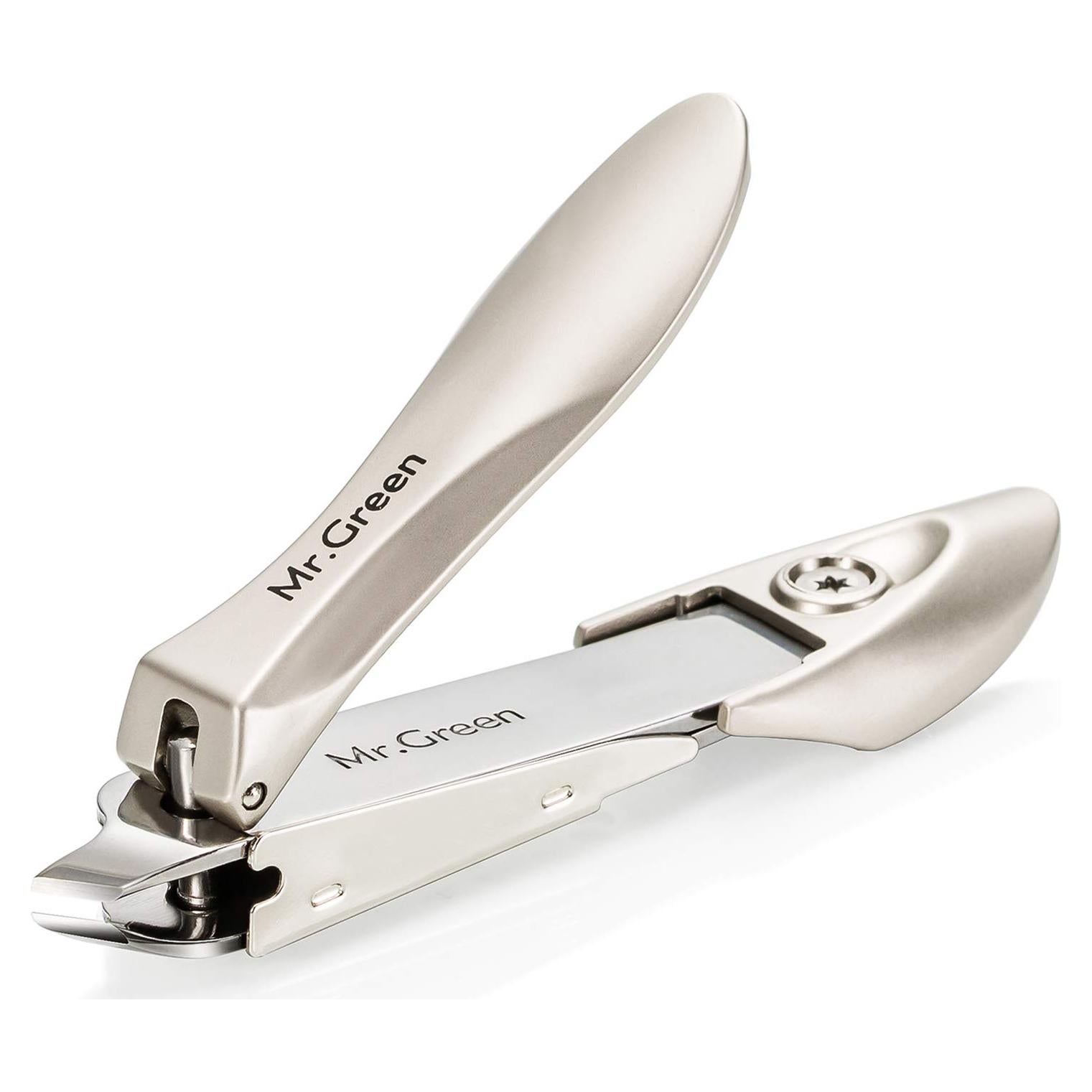 Cortauñas con Recolector MR.GREEN Mr-1115plus Acero Inoxidable