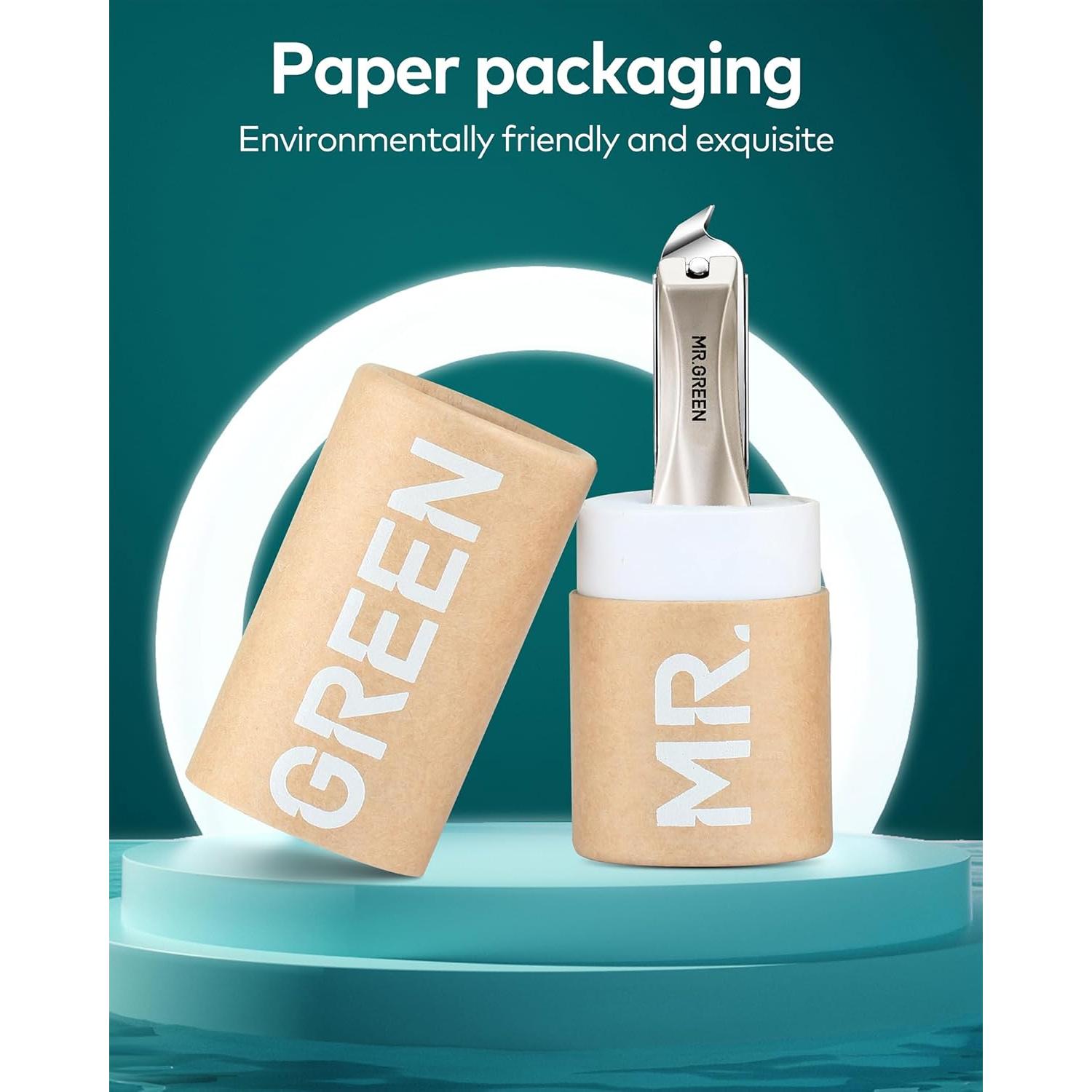 Cortauñas con Recolector MR.GREEN Mr-1115plus Acero Inoxidable