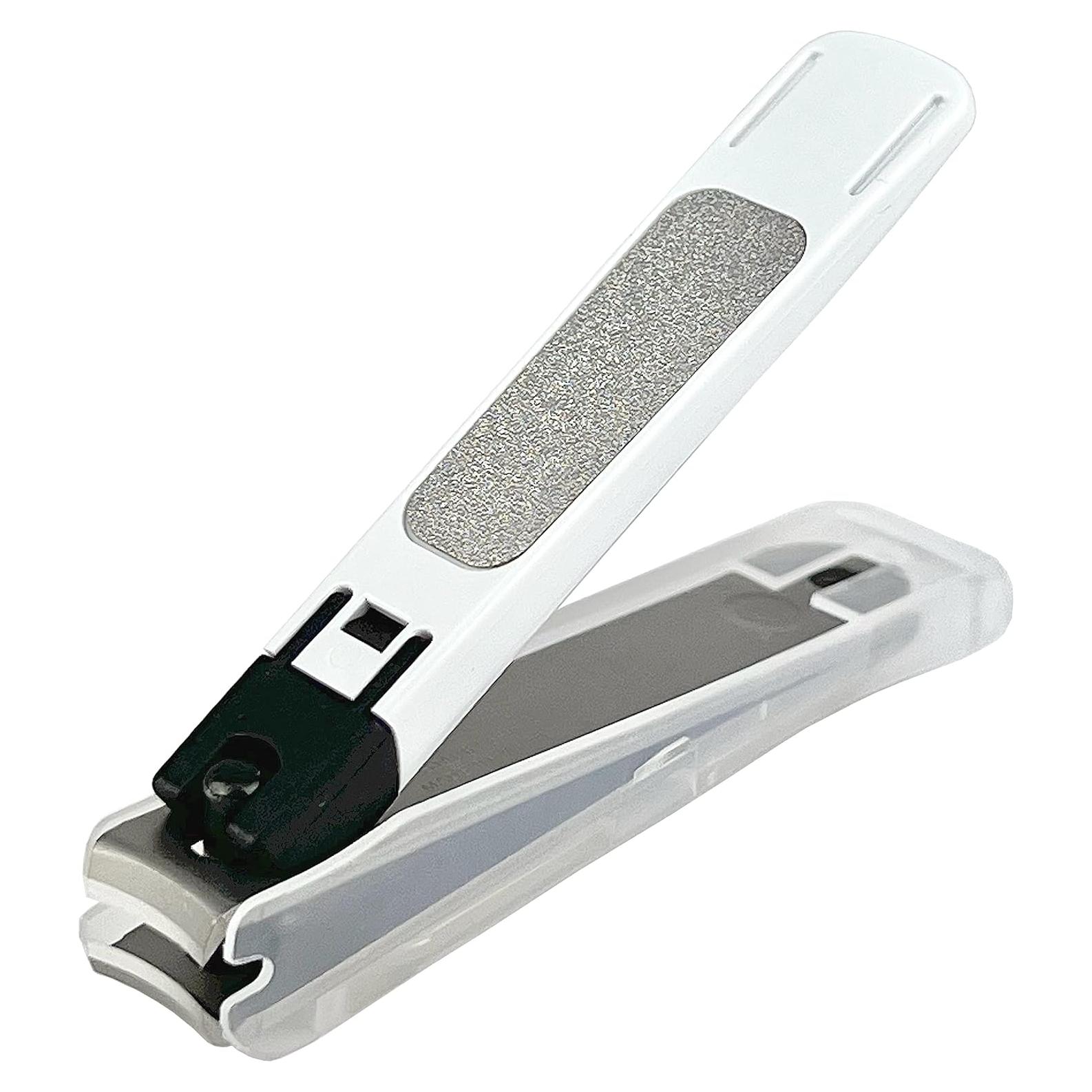 Cortauñas KAI KE0121 Acero Inoxidable con Lima y Recogedor