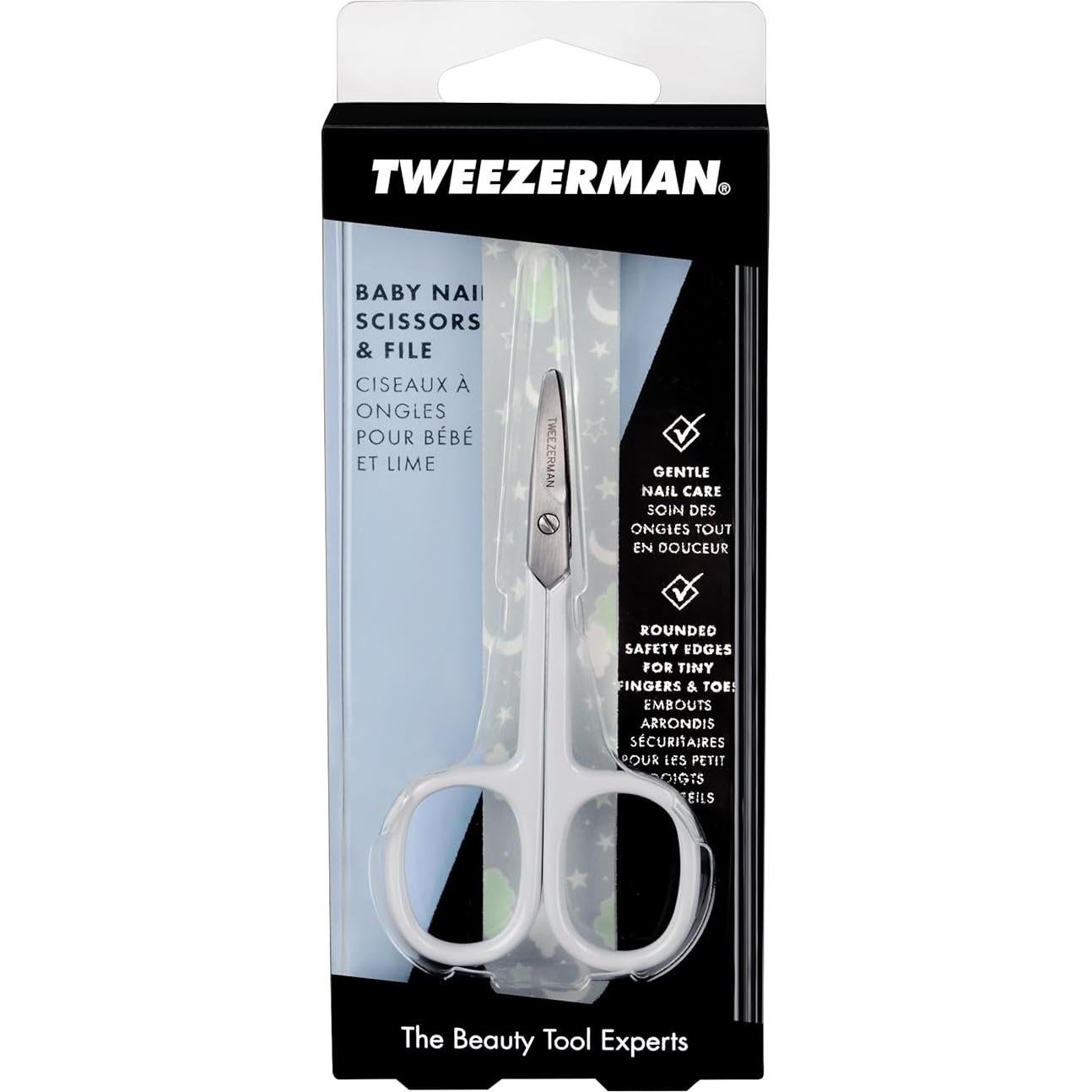 Tijeras para Uñas de Bebé Tweezerman con Lima de Oso